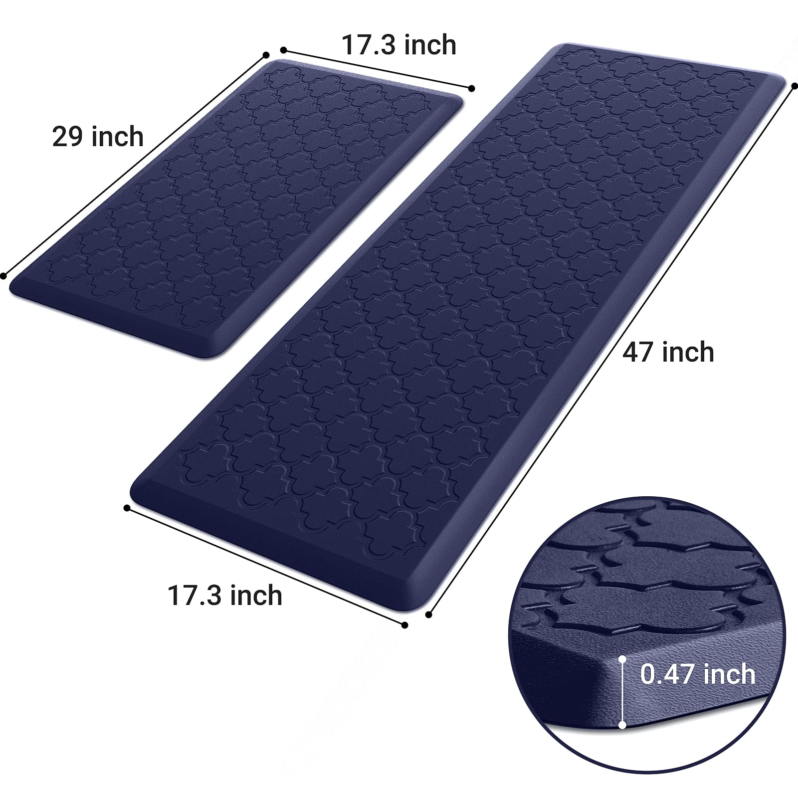 La alfombrilla SoftDuo es impermeable, ideal para derrames y limpieza rápida.
