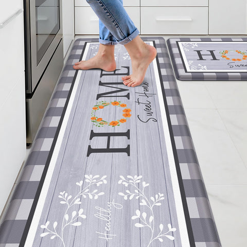 SofterCharm: alfombra de cocina con amortiguación para pies, ideal para largas tareas.