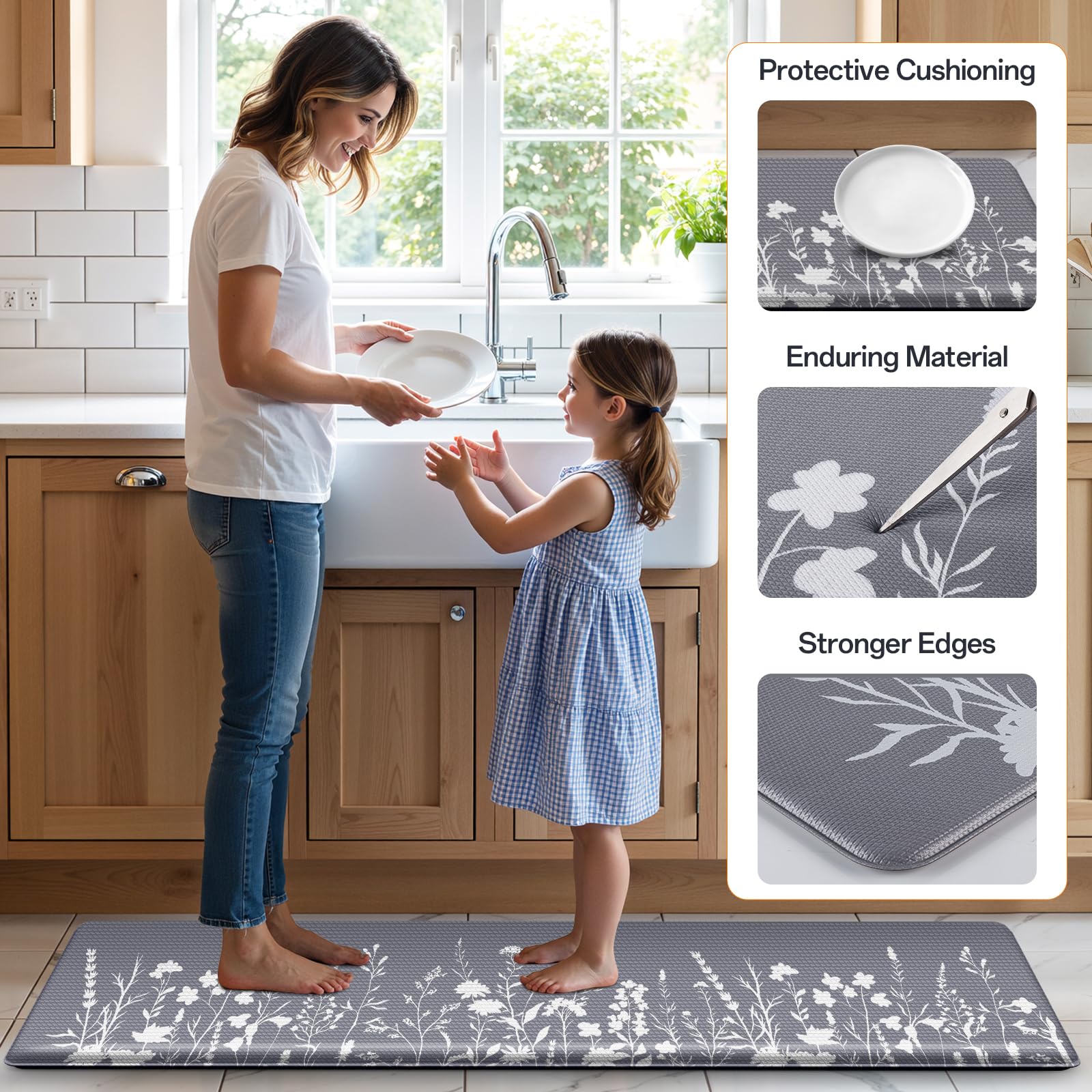 SofterCharm alfombras cocina-uso-lavadero ideal para lavadero y pasillos.
