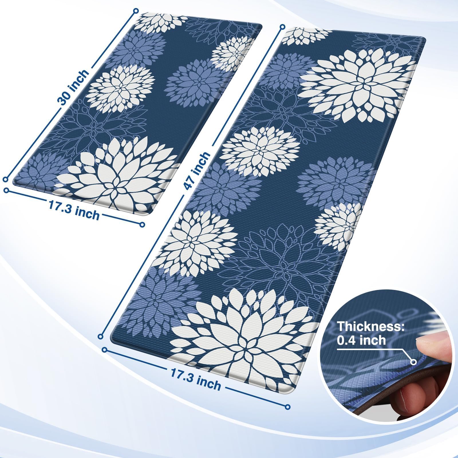 SofterCharm tapete escritorio antifatiga para pies y rodillas.