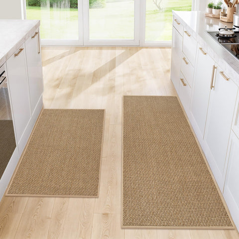 SofterCharm alfombra cocina khaki absorbente frente al fregadero, salpicaduras controladas