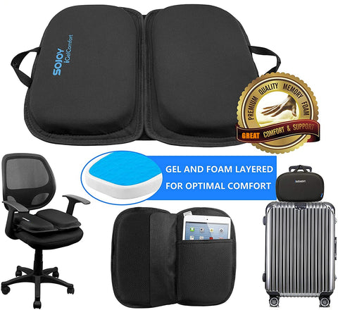 Sojoy iGelComfort: diseño portátil para casa y desplazamientos.
