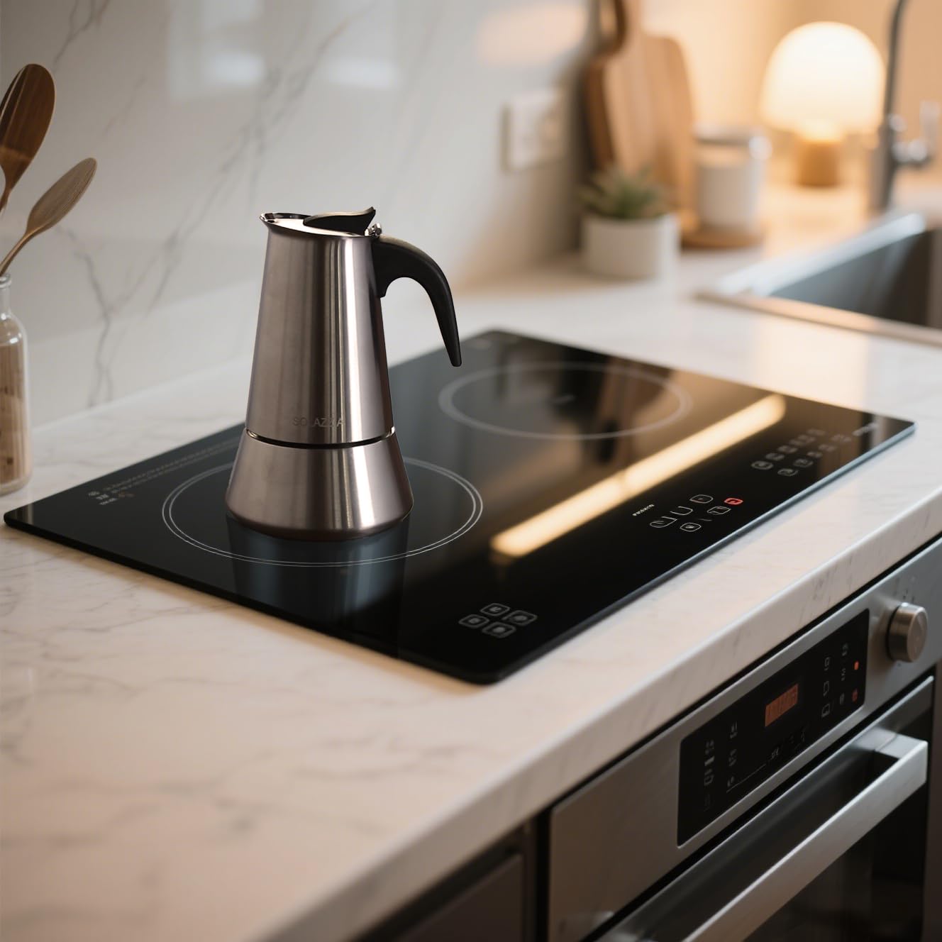 Solazzia moka detalle de diseño mate, aspecto moderno para uso interior o exterior