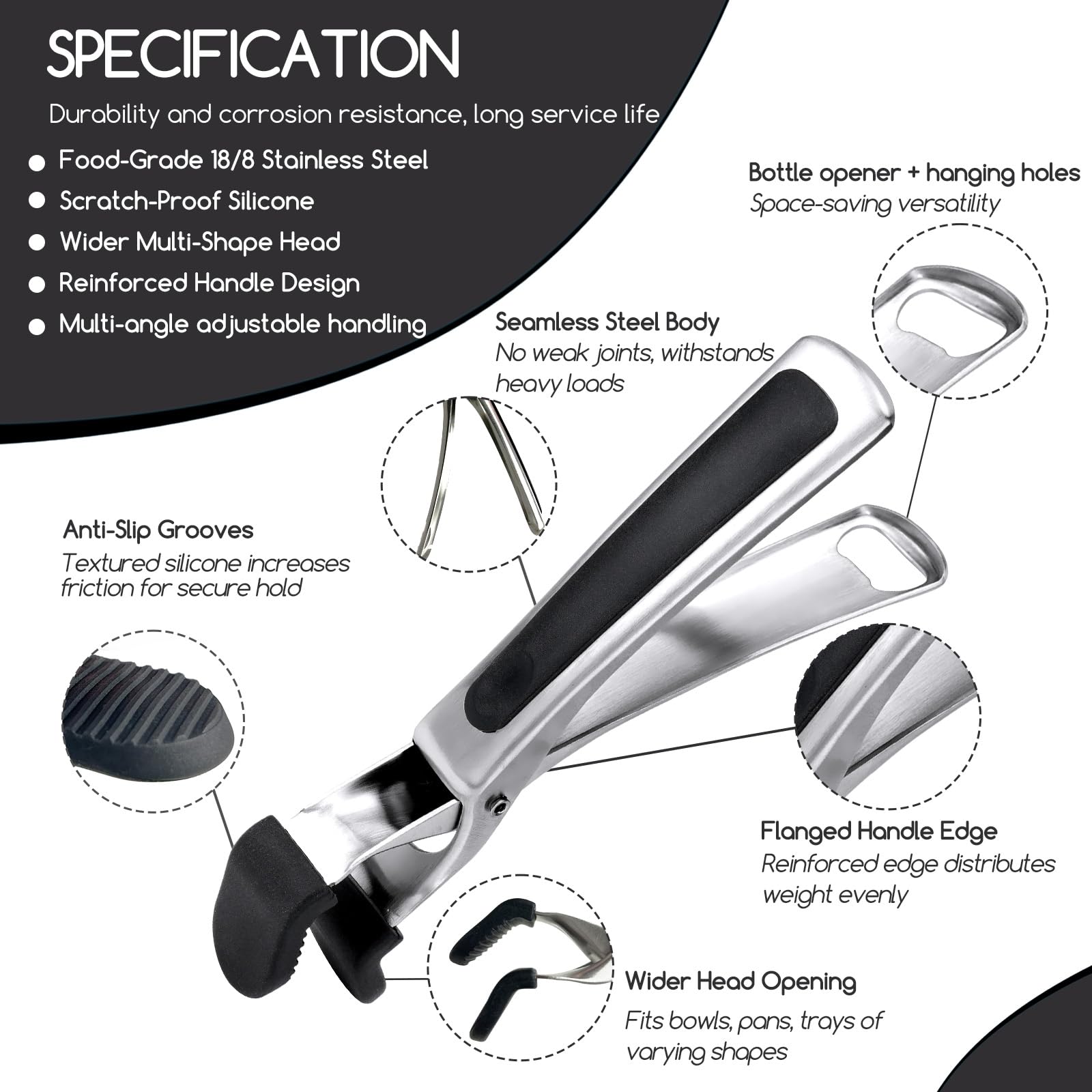 SOLEADER diseño para múltiples electrodomésticos: microondas, tostadora y vapor.