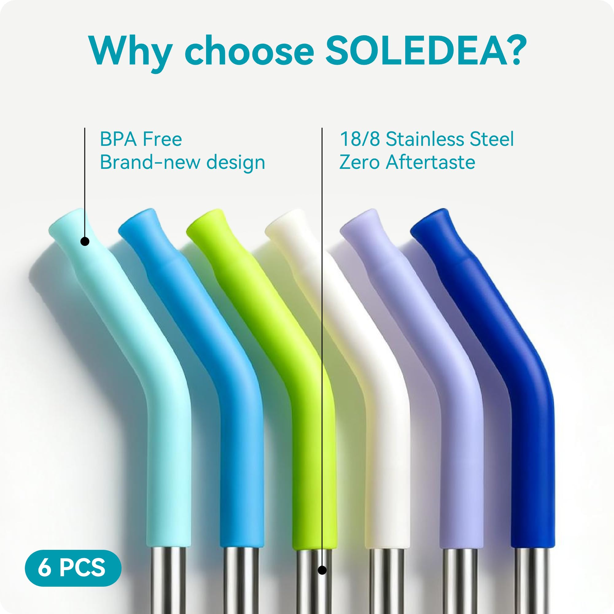 Base de silicona Soledea protege el interior y reduce ruidos.