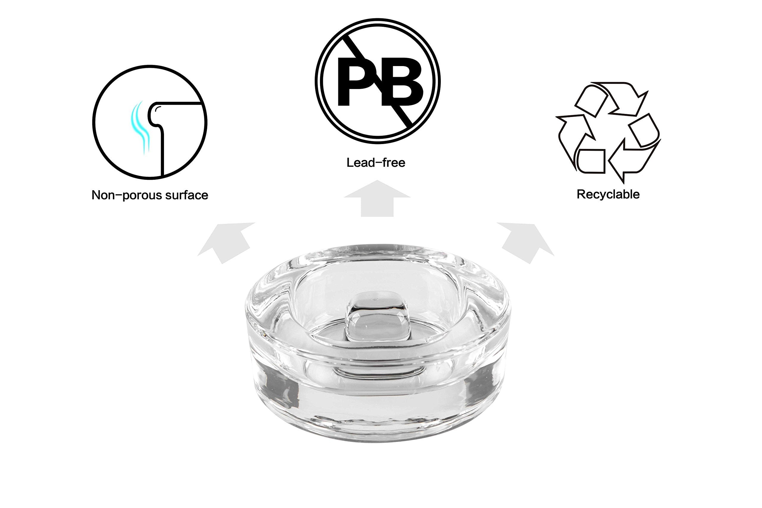 Peso SOLIGT con diseño inteligente, agarre abombado para sacar fácilmente.