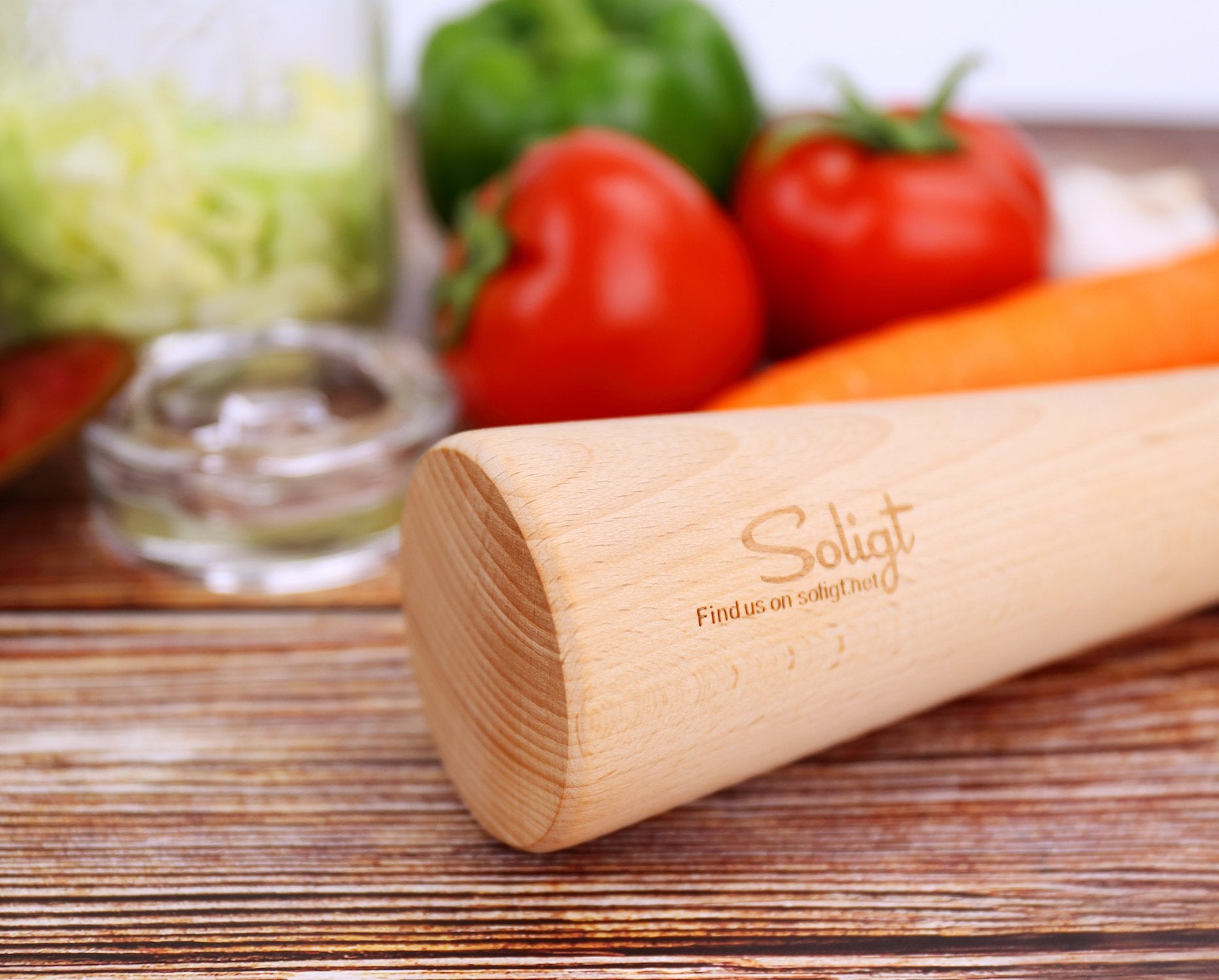 SOLIGT uso estable y seguro para comprimir vegetales sin esfuerzo