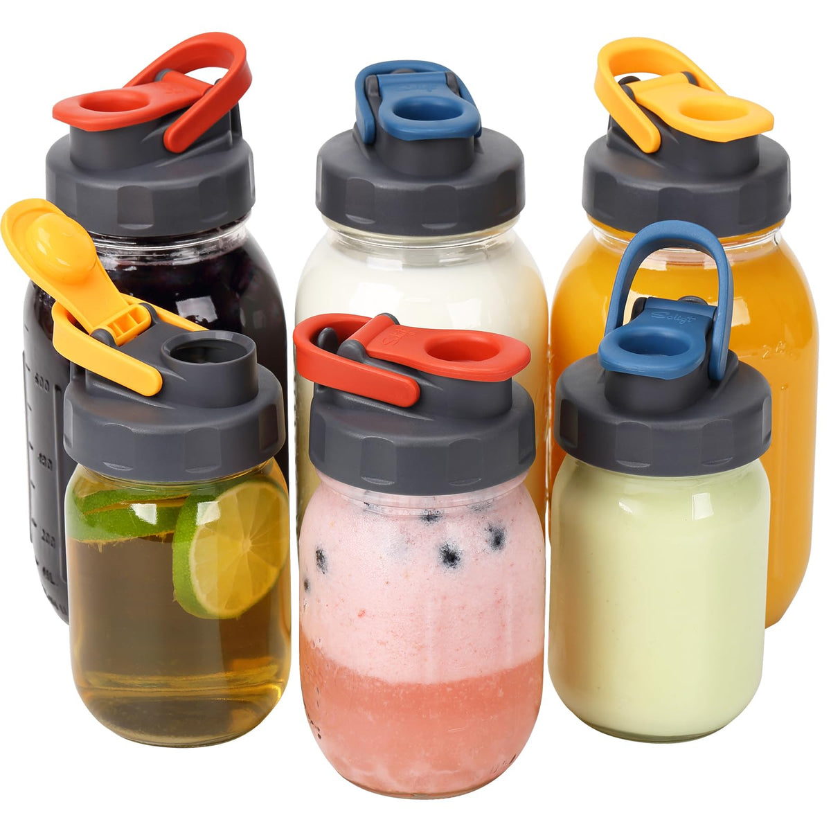 Soligt tapa vertedora para boca regular, ideal para beber y verter sin goteos