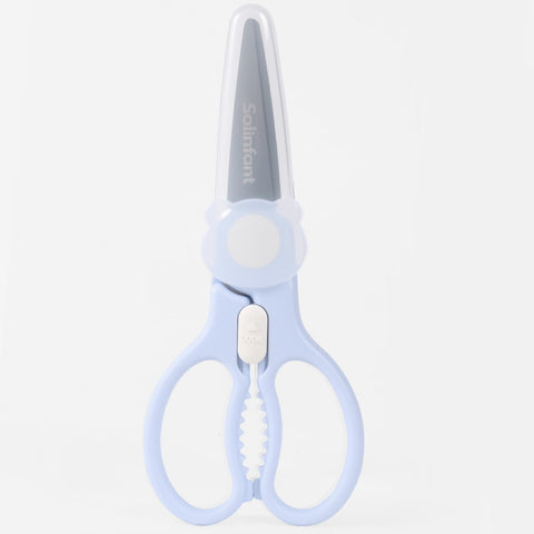 Solinfant tijeras para cortar comida con precisión, ideal para primeros alimentos.