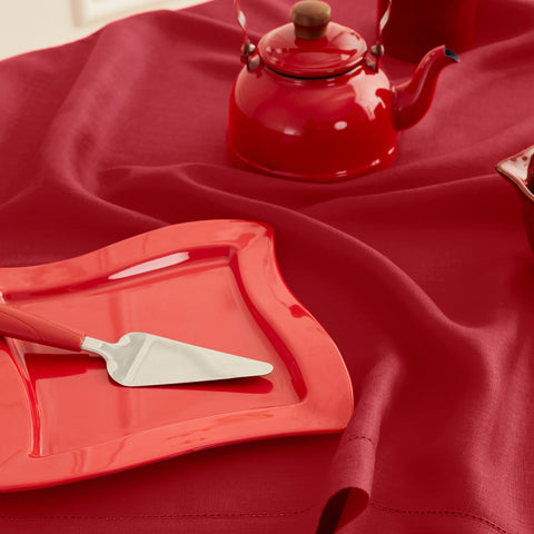 Solino Home: servilletas rojas 20x20 listas para ocasiones especiales.