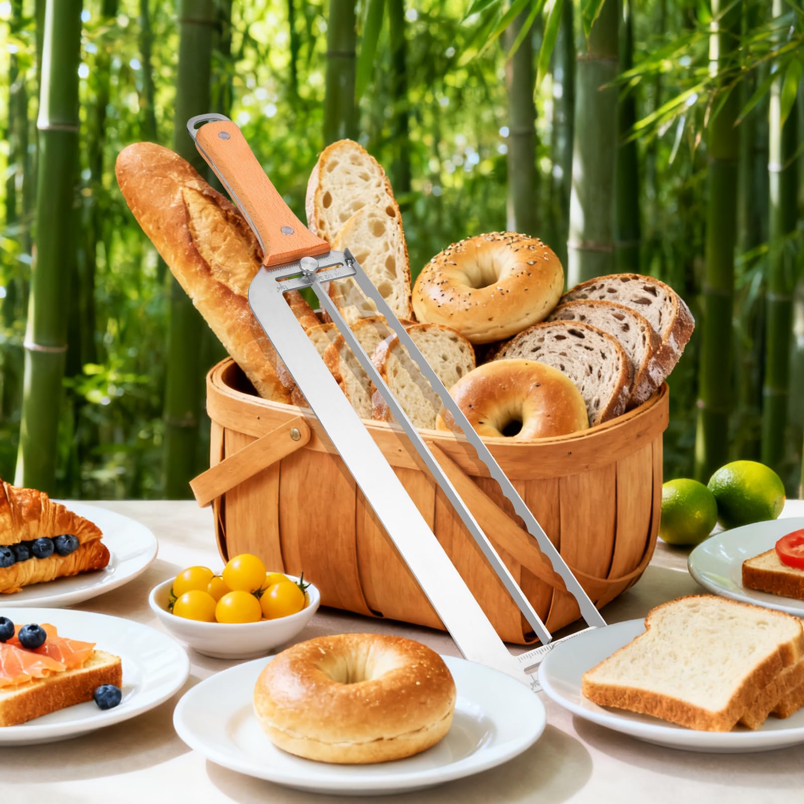 Solldgt uso diario en la cocina para cortar pan con facilidad