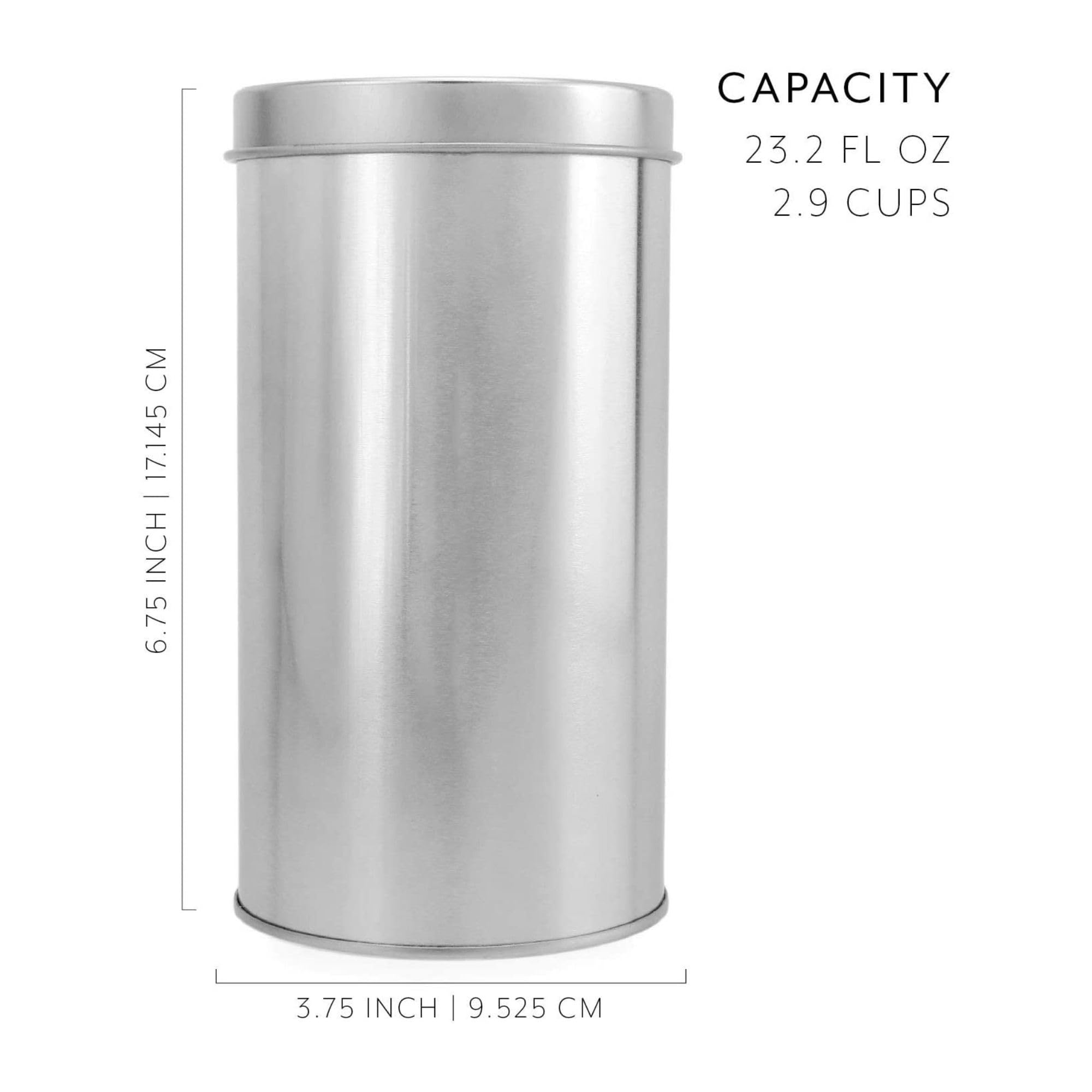 SOLSTICE TEA TRADERS conjunto de 4 envases para organizar la despensa