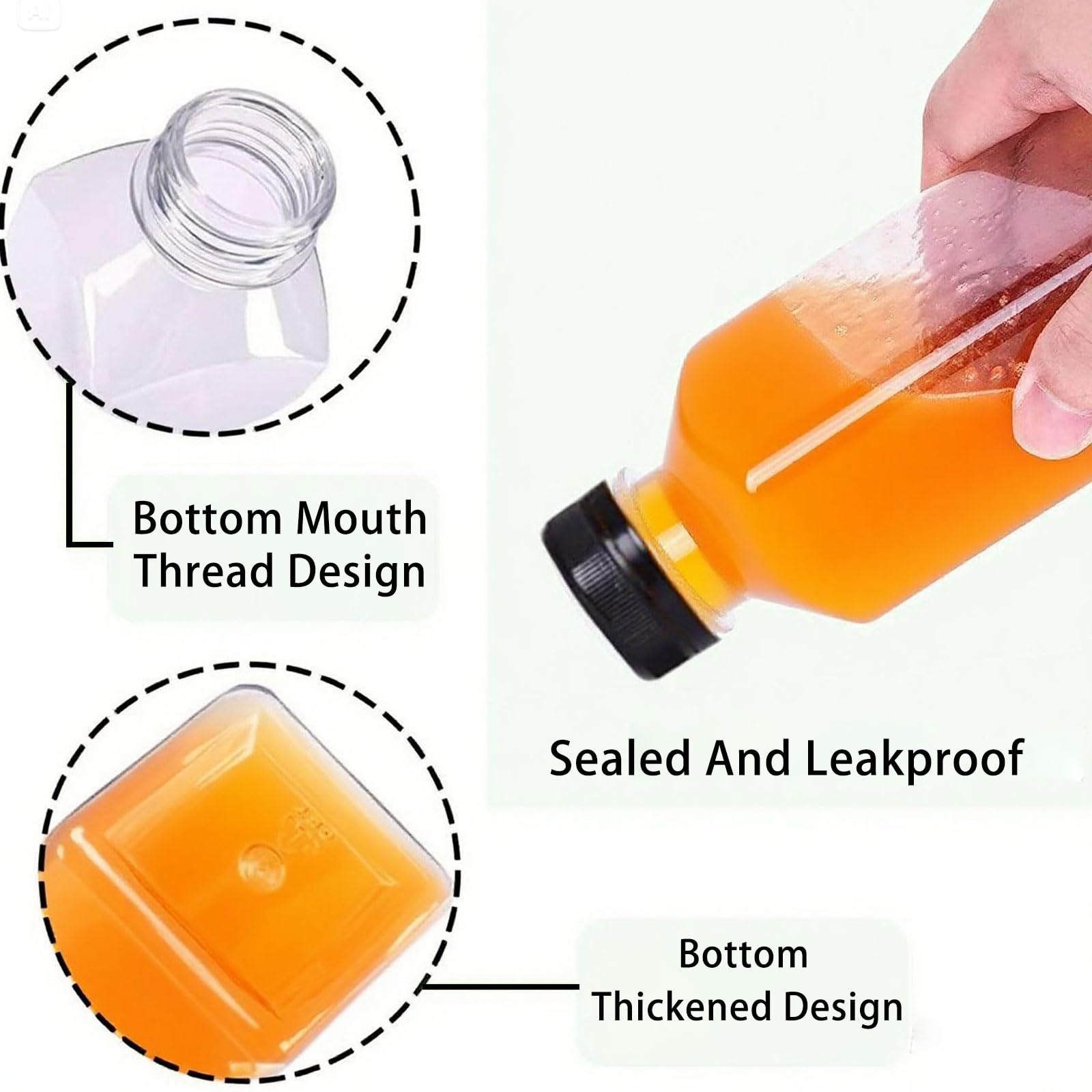 Botellas reutilizables Sonfon, duraderas, para bebidas
