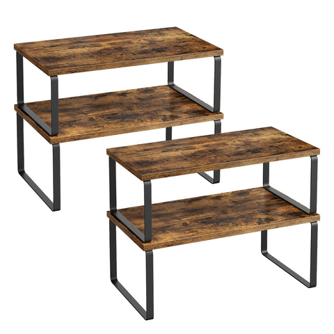 SONGMICS armario organizador para cocina con estantes, ideal para ordenar especias y utensilios.