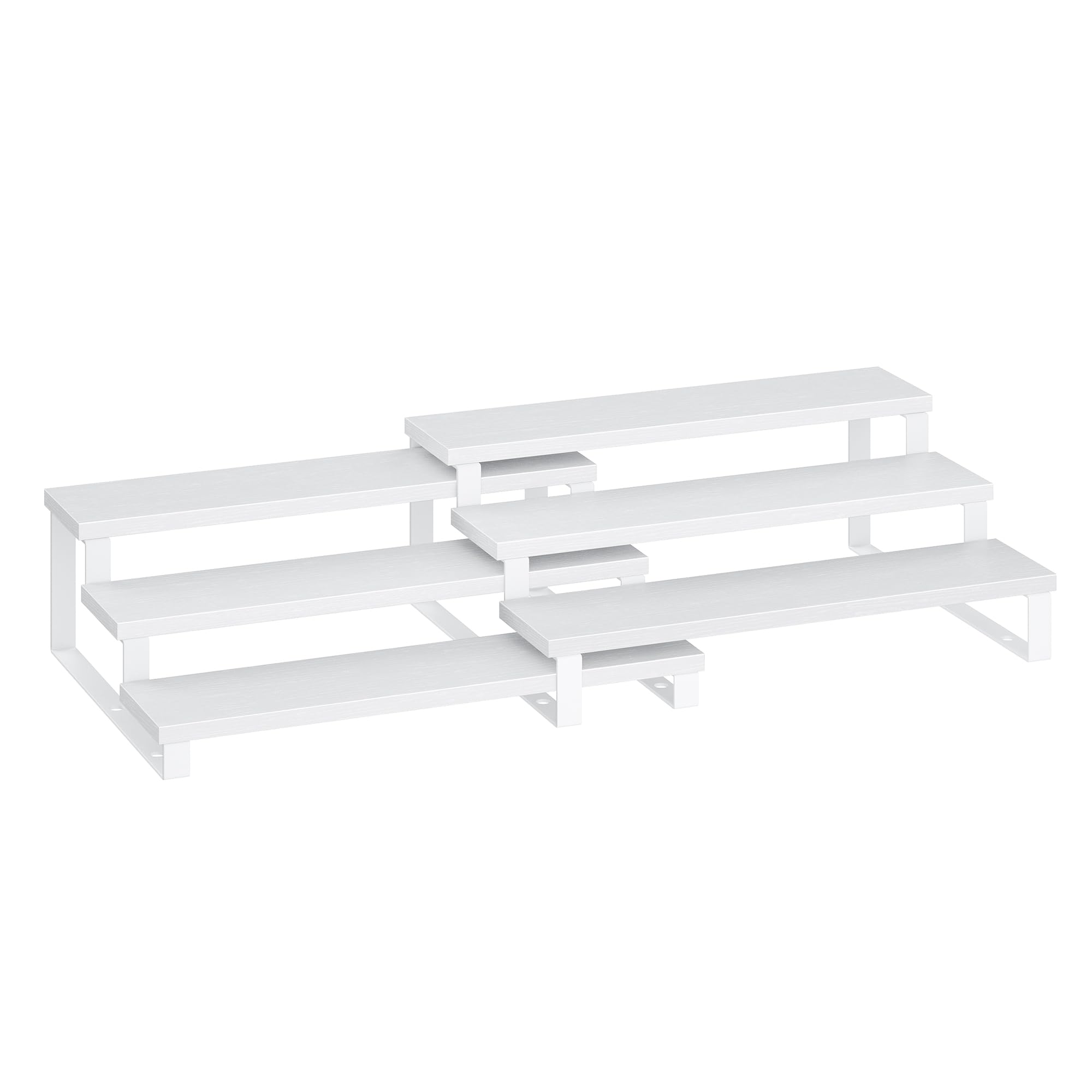 SONGMICS Display Risers: especias en tres niveles, acceso rápido y presentación elegante.