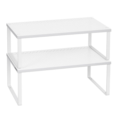 Organizador de armario SONGMICS de dos niveles para maximizar espacio vertical.