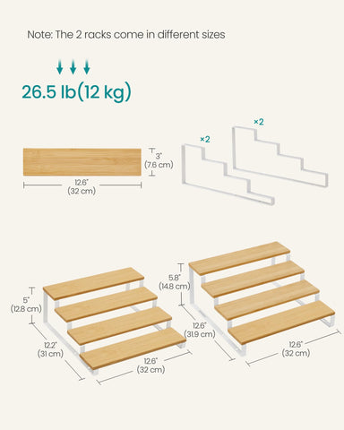 songmics estructura resistente en madera de ingeniería y metal