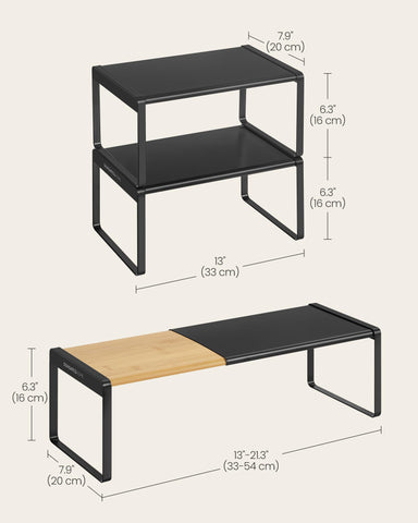 Songmics Home estantes de encimera para especias con diseño práctico