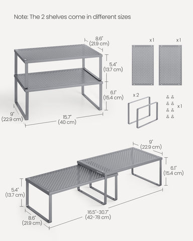 SONGMICS organizador de encimera para especias, tazas o utensilios.