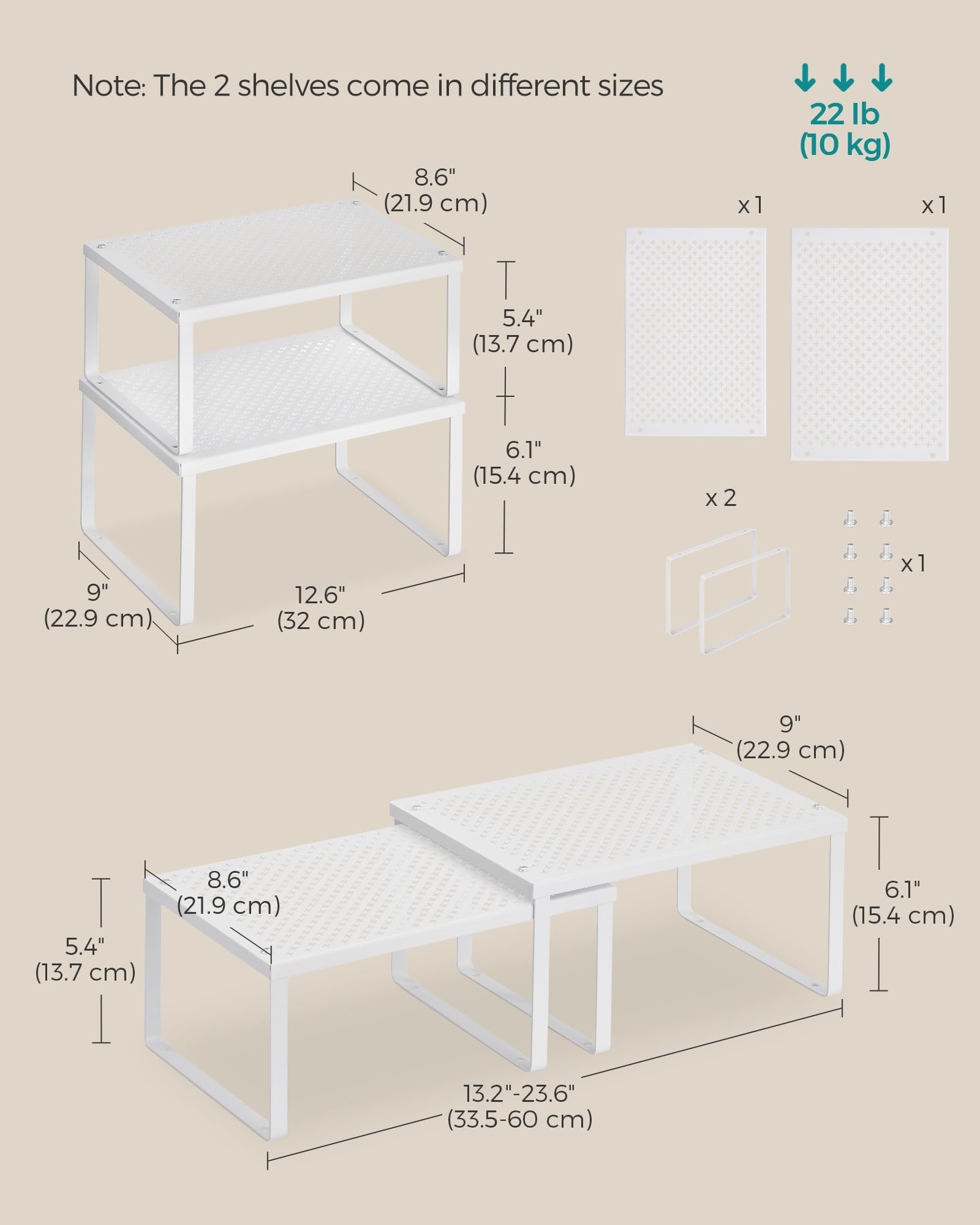 SongMics organizador-cocina-mesa-blanco para ordenar rápido.