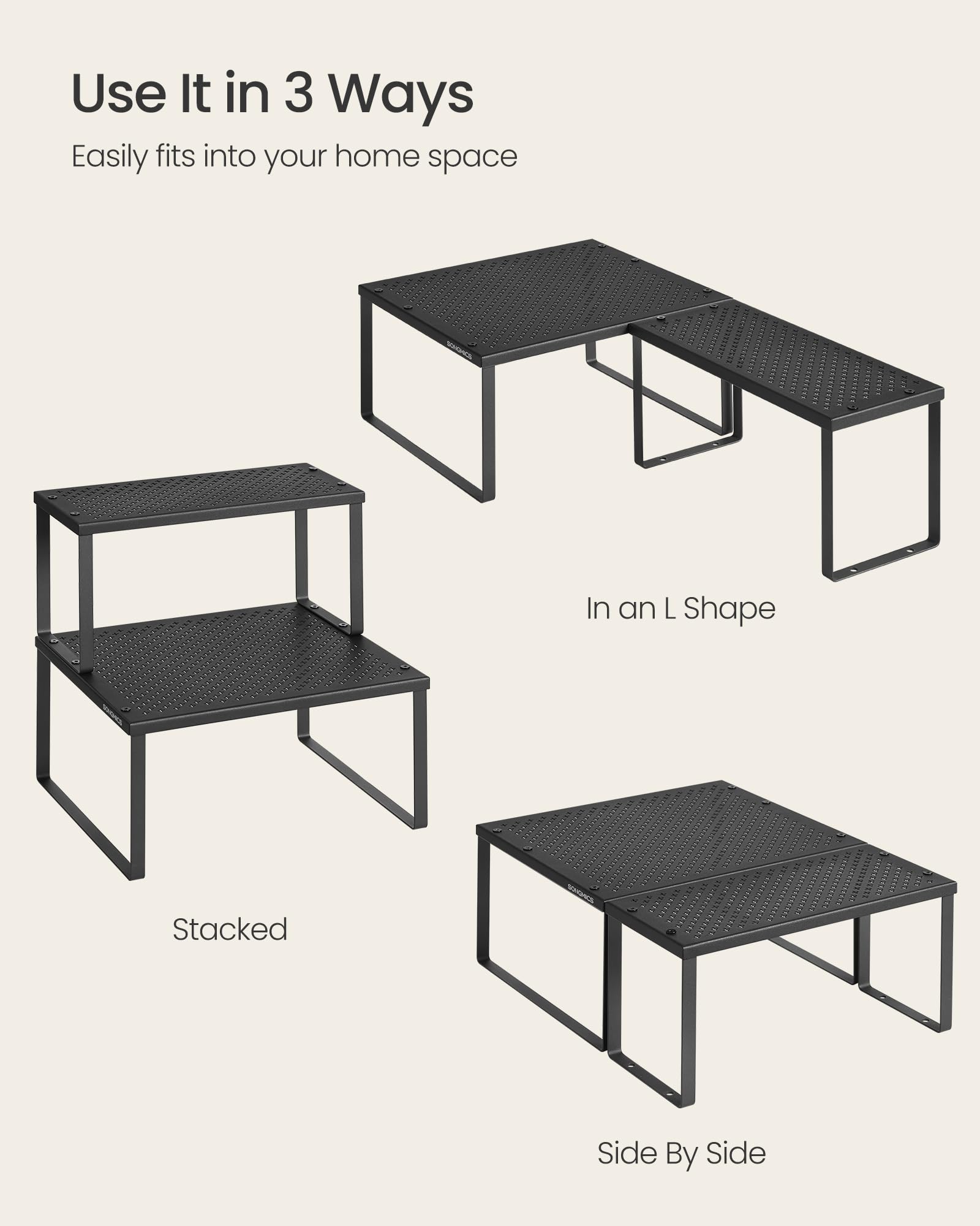 SONGMICS ideal para mantener ordenado el espacio de cocina