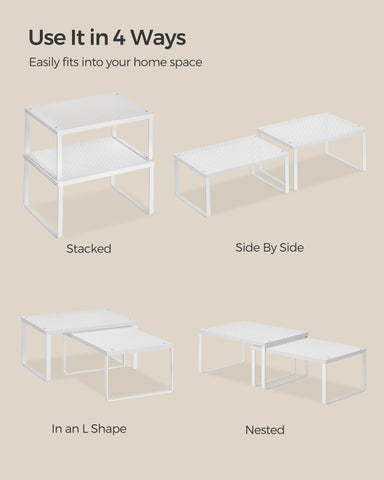 SongMics sistema-modular-blanco para despensa y cocina, expansión futura.