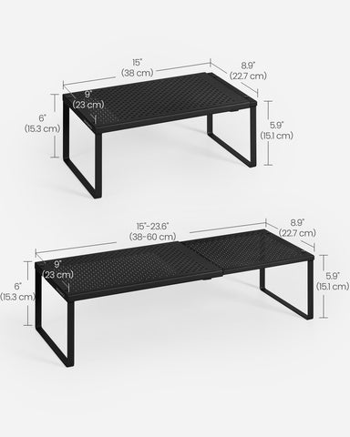 SONGMICS soporte metálico resistente con capacidad de carga de 46,3 lb.