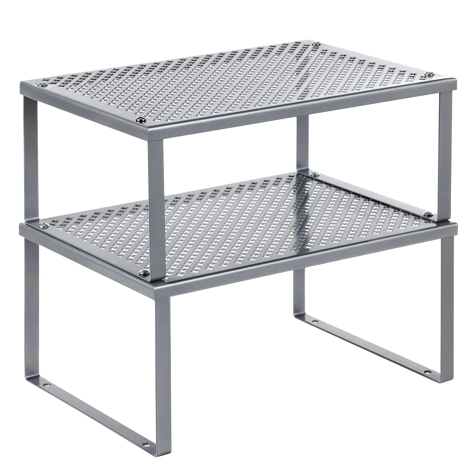 SONGMICS Spice Racks: estantes metálicos para armario, maximizan el espacio vertical.