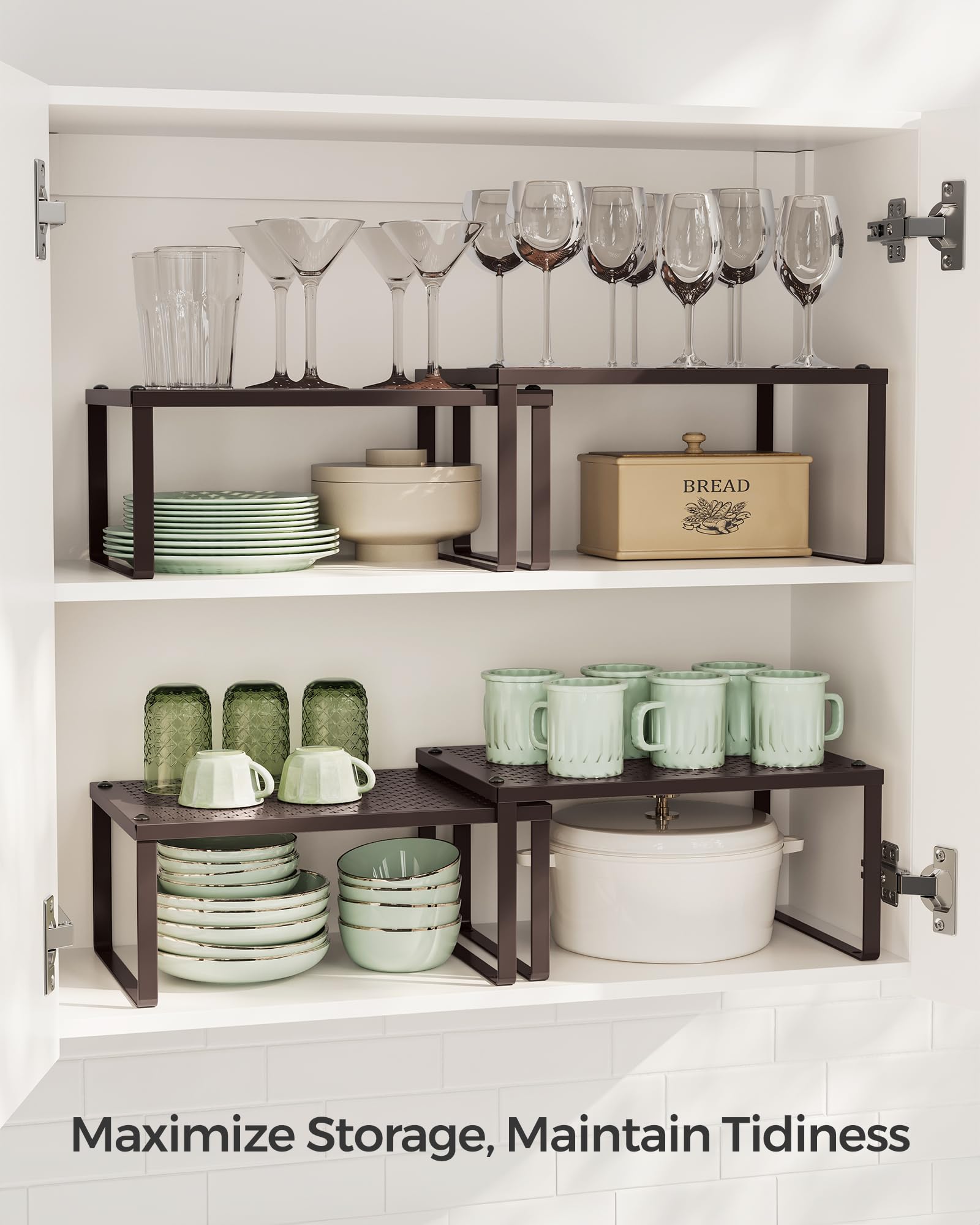 SONGMICS Spice Racks diseño perforado que aporta atractivo y ventilación