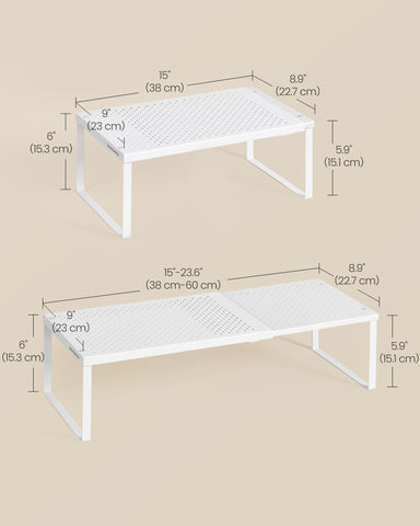 SONGMICS uso versatil despensa, encimera u oficina, para utensilios y decoracion