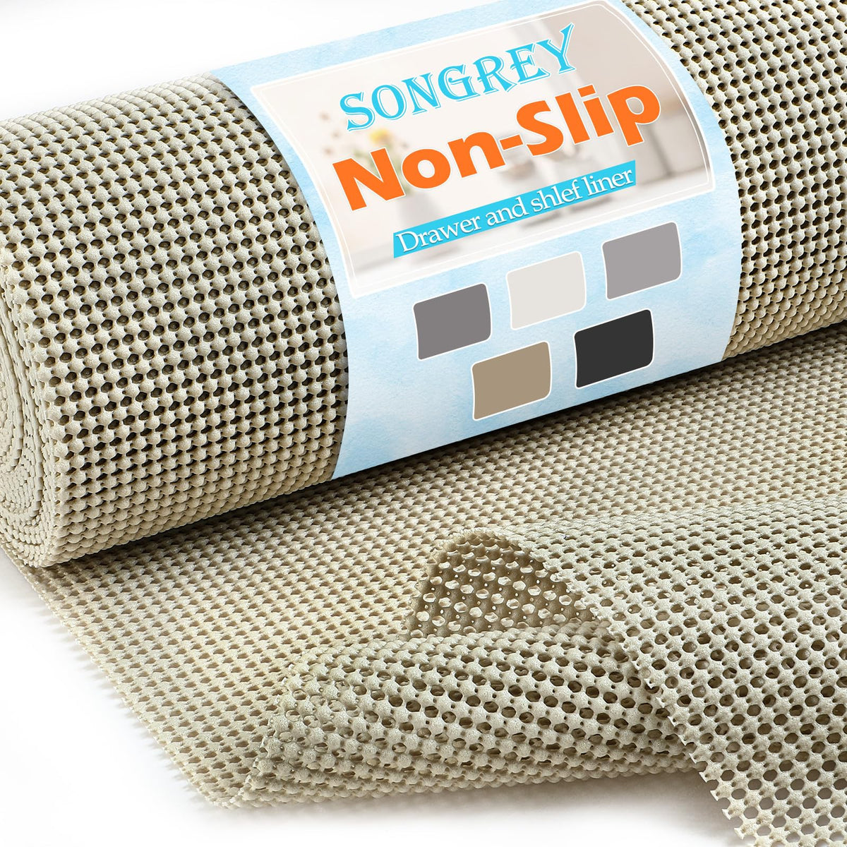 Songrey liner para cajón antideslizante protege objetos en su lugar