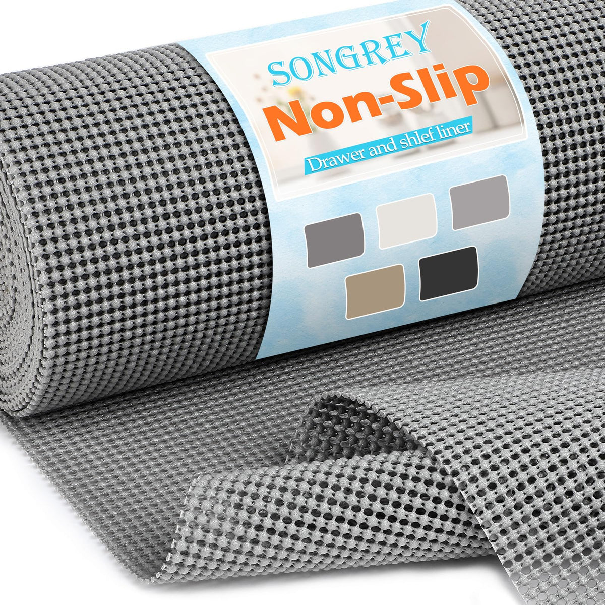 Songrey protector de cajón sin adhesivo ofrece protección antideslizante para superficies.
