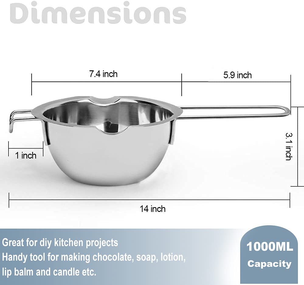 songziming olla 2200ml inox, vista superior, capacidad para porciones grandes.