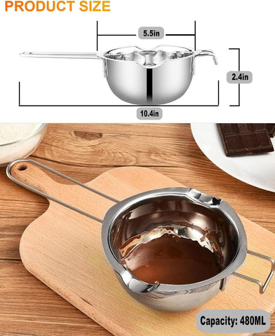 Olla SONGZIMING 480 ml en cocina, porción pequeña