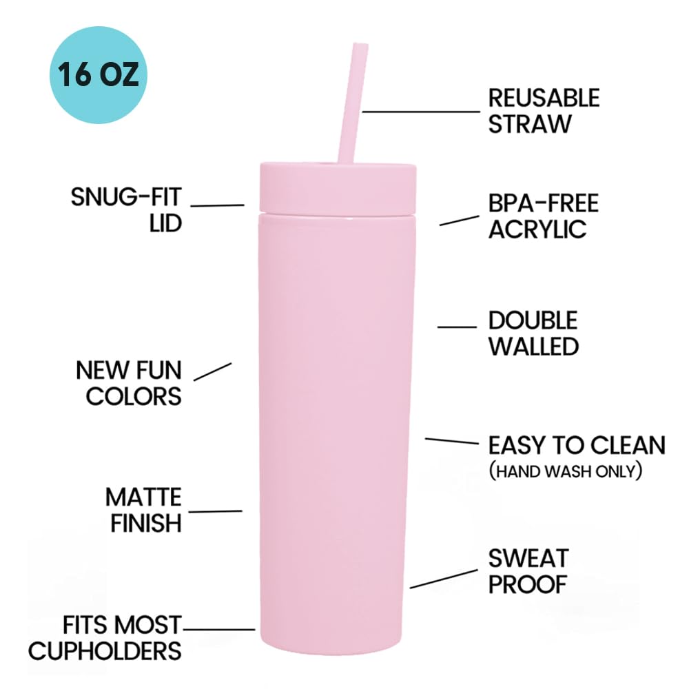 Sonoup Tumbler de doble pared, mantiene bebidas frías o calientes.