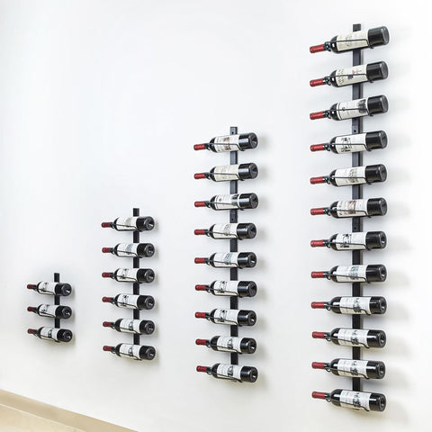 Sonyabecca estante mural para 12 botellas de vino, almacenamiento compacto