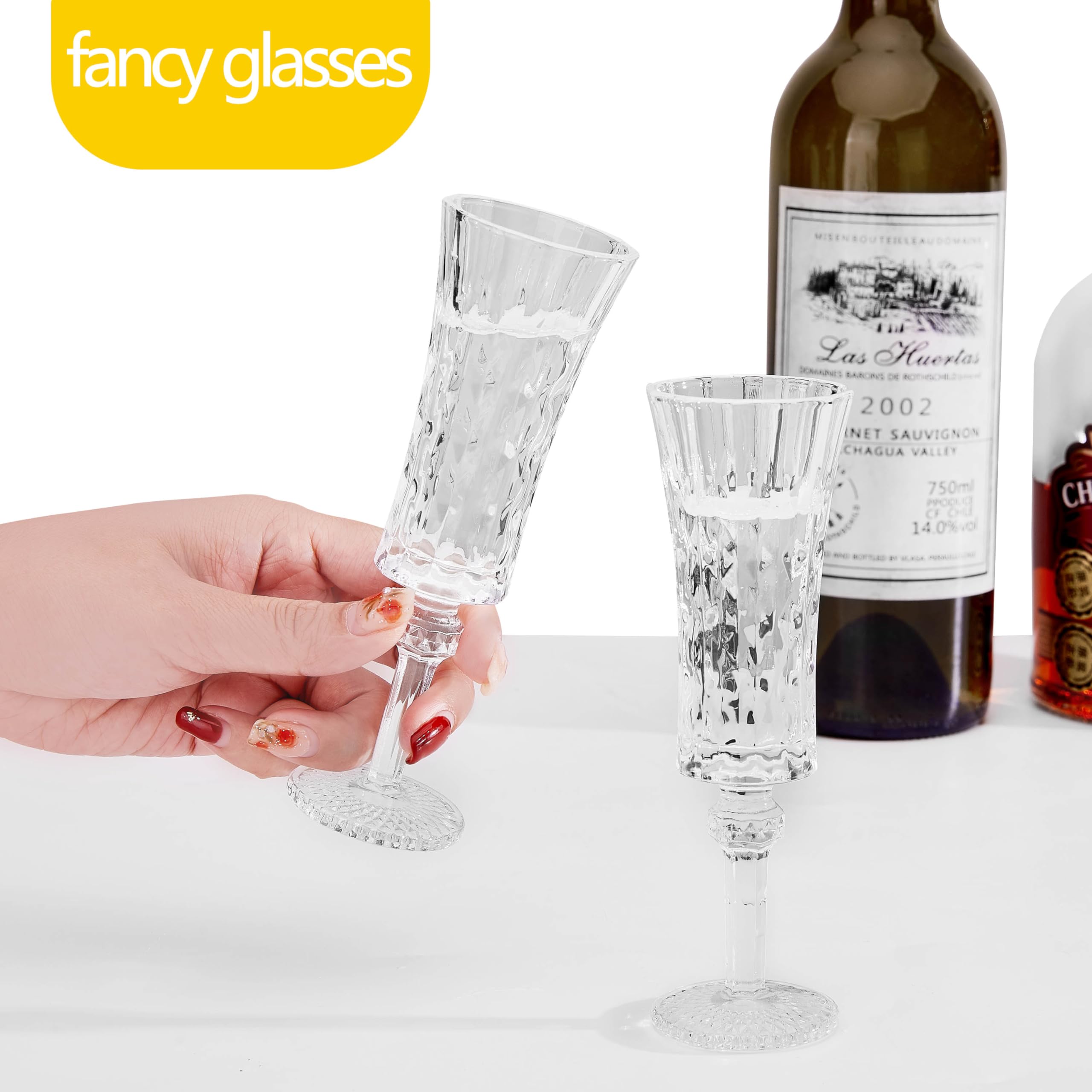 Soopiiso copas cordial aptas para lavavajillas, fácil limpieza tras eventos.