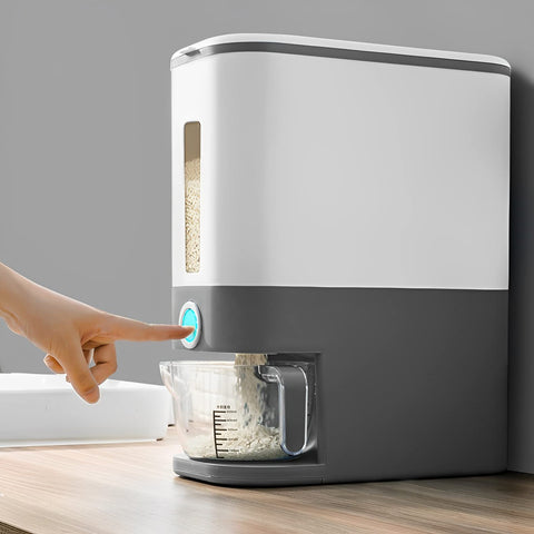 Sooyee dispensador automático para porciones rápidas sin abrir la tapa