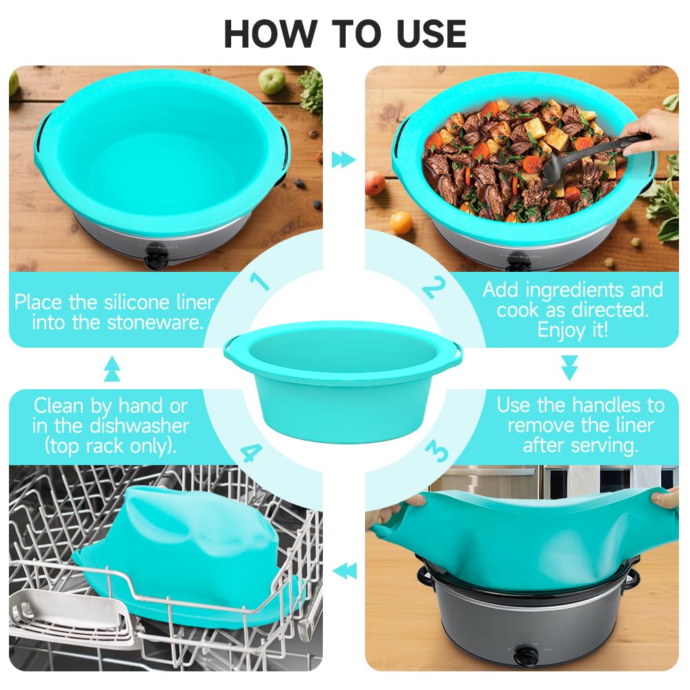 SOPHICO ChefAid liner gris-menta, pensado para cocina limpia y sin complicaciones.