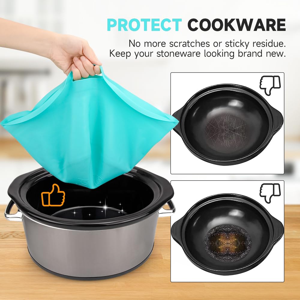 SOPHICO ChefAid liner de silicona seguro para alimentos y libre de BPA.