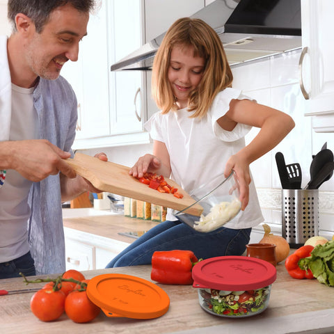 SOPHICO tapa de silicona con orificio para colgar, ahorro de espacio.