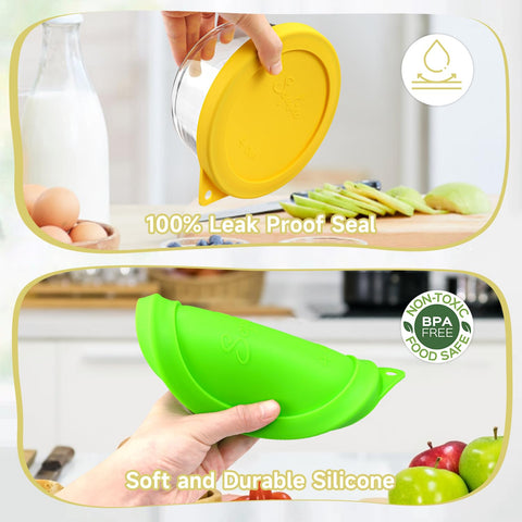 SOPHICO tapa apta para lavavajillas y congelador, limpieza fácil.