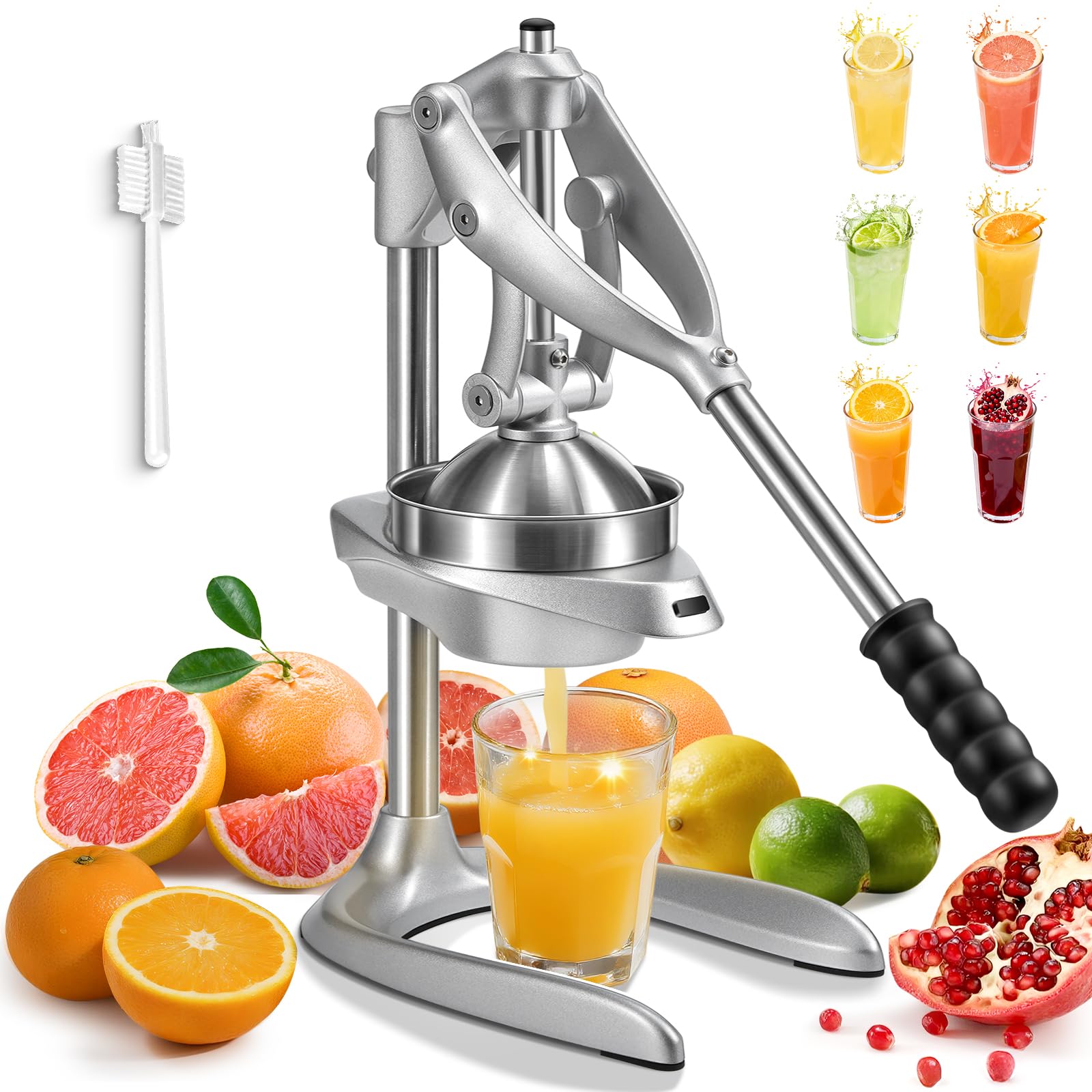 Sopito exprimidor manual de naranja con asa larga para jugo rápido