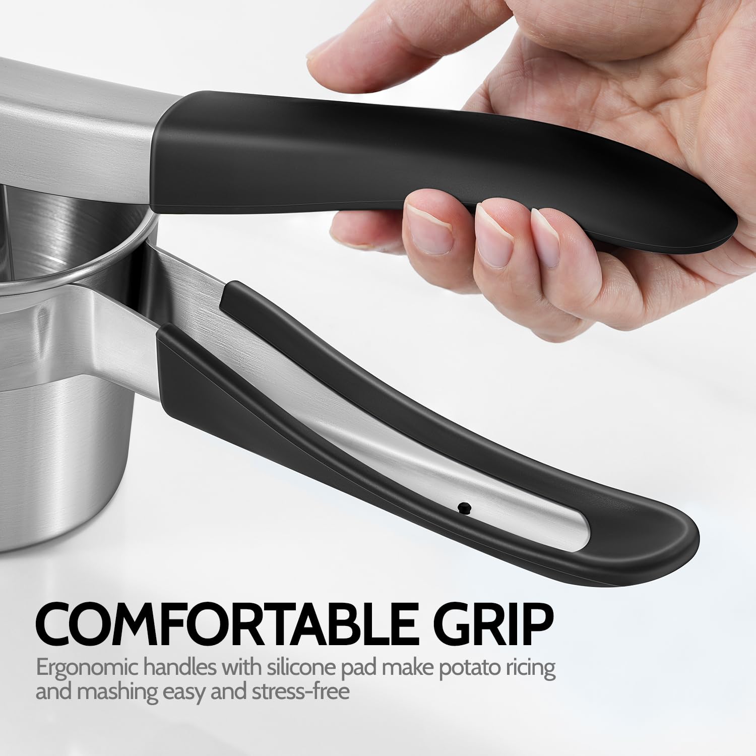 Disco grueso intercambiable de Sopito para purés densos o gnocchi.