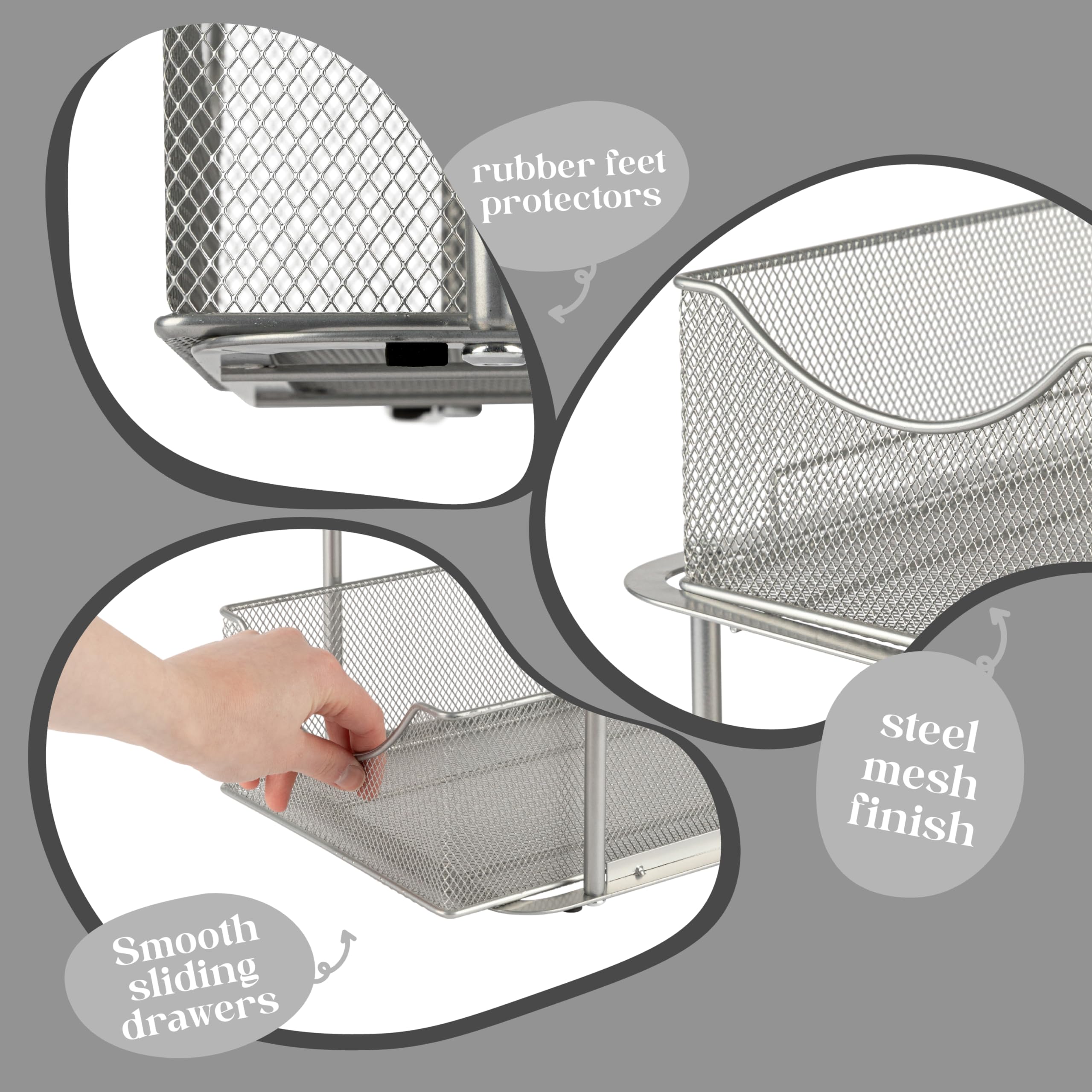 Sorbus acero resistente ofrece almacenamiento duradero para cocina o baño.