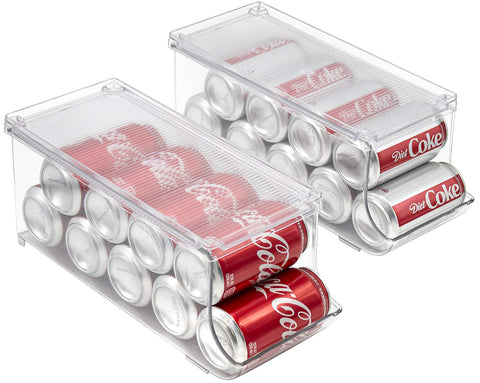 Sorbus conjunto de 4 organizadores de acrílico transparentes para latas.