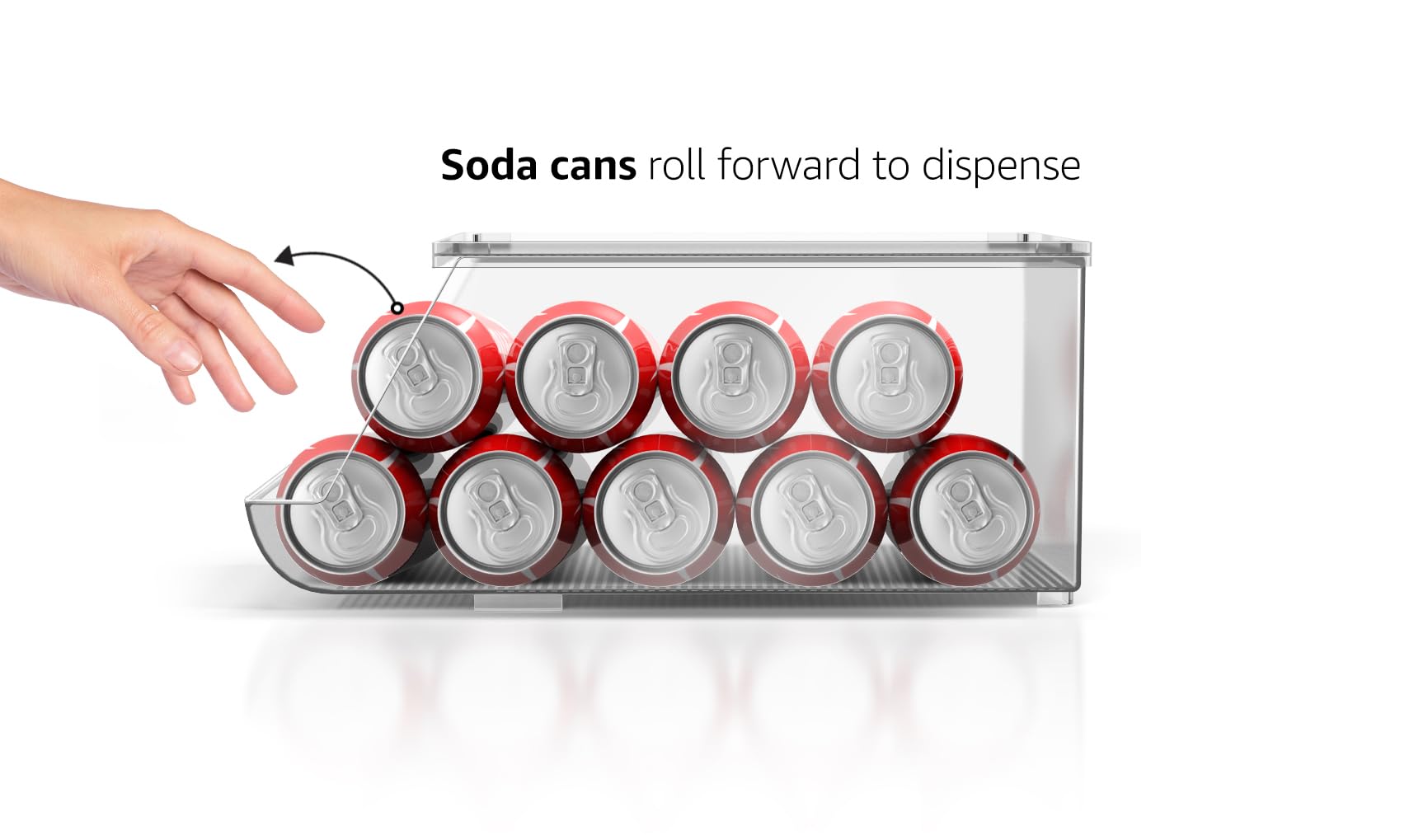 Dispensador apilable con tapa Sorbus facilita el acceso a bebidas.