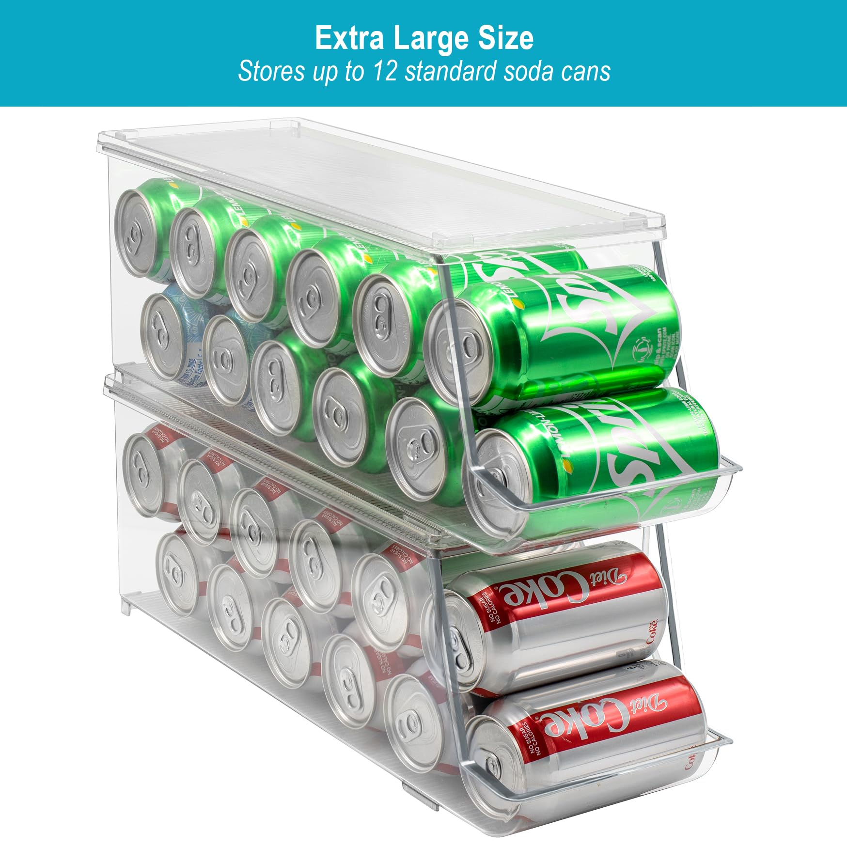 Sorbus organizador-latas hecho de material duradero, sin BPA para uso seguro.