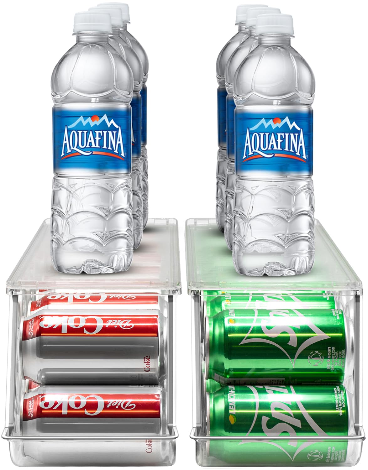 Sorbus organizador-latas en cocina o despensa, perfecto para bebidas y orden.