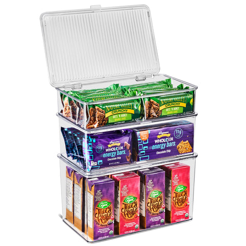 Sorbus organizador de refrigerador y despensa con vista clara
